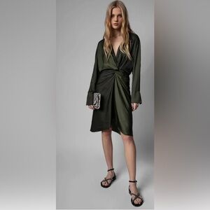 Zadig & Voltaire satin Rozo dress